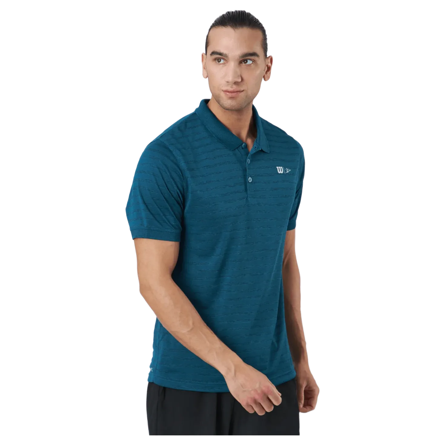 Bela Stripe Polo Ii Blue Coral