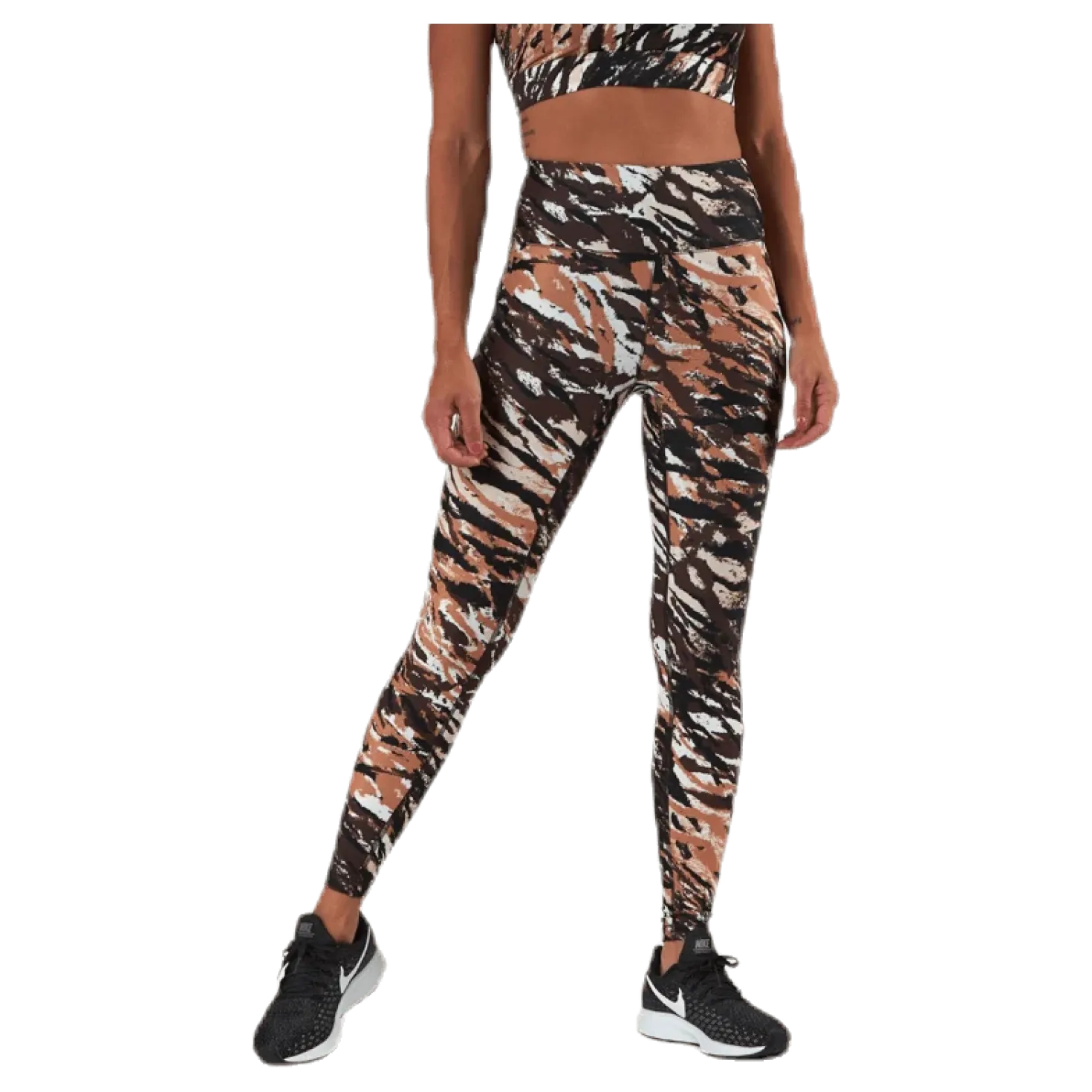 Better High Waist 7/8 Tights Black/Beige