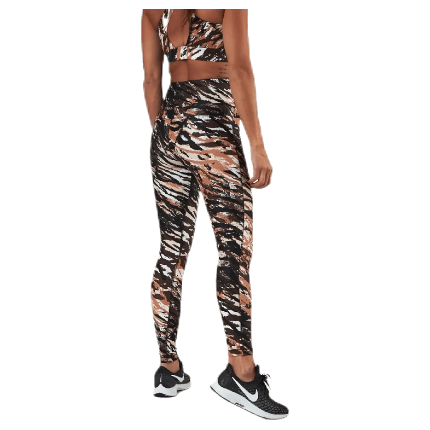 Better High Waist 7/8 Tights Black/Beige