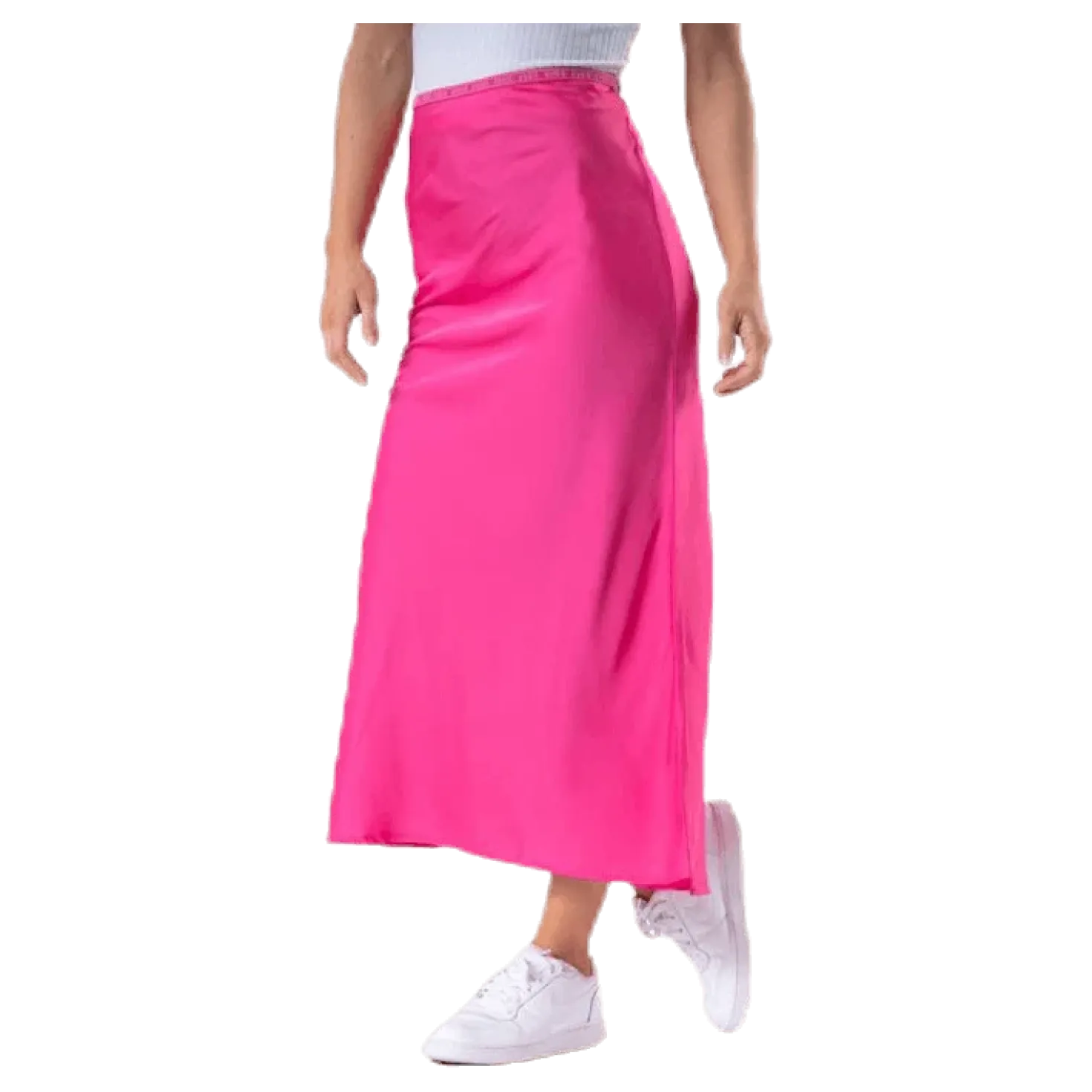 Bias Skirt Pink