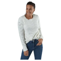Bibi Ls Knit White