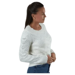 Bibi Ls Knit White