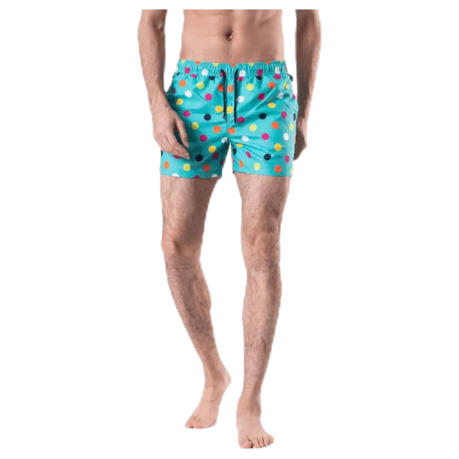 Big Dot Swim Shorts Green