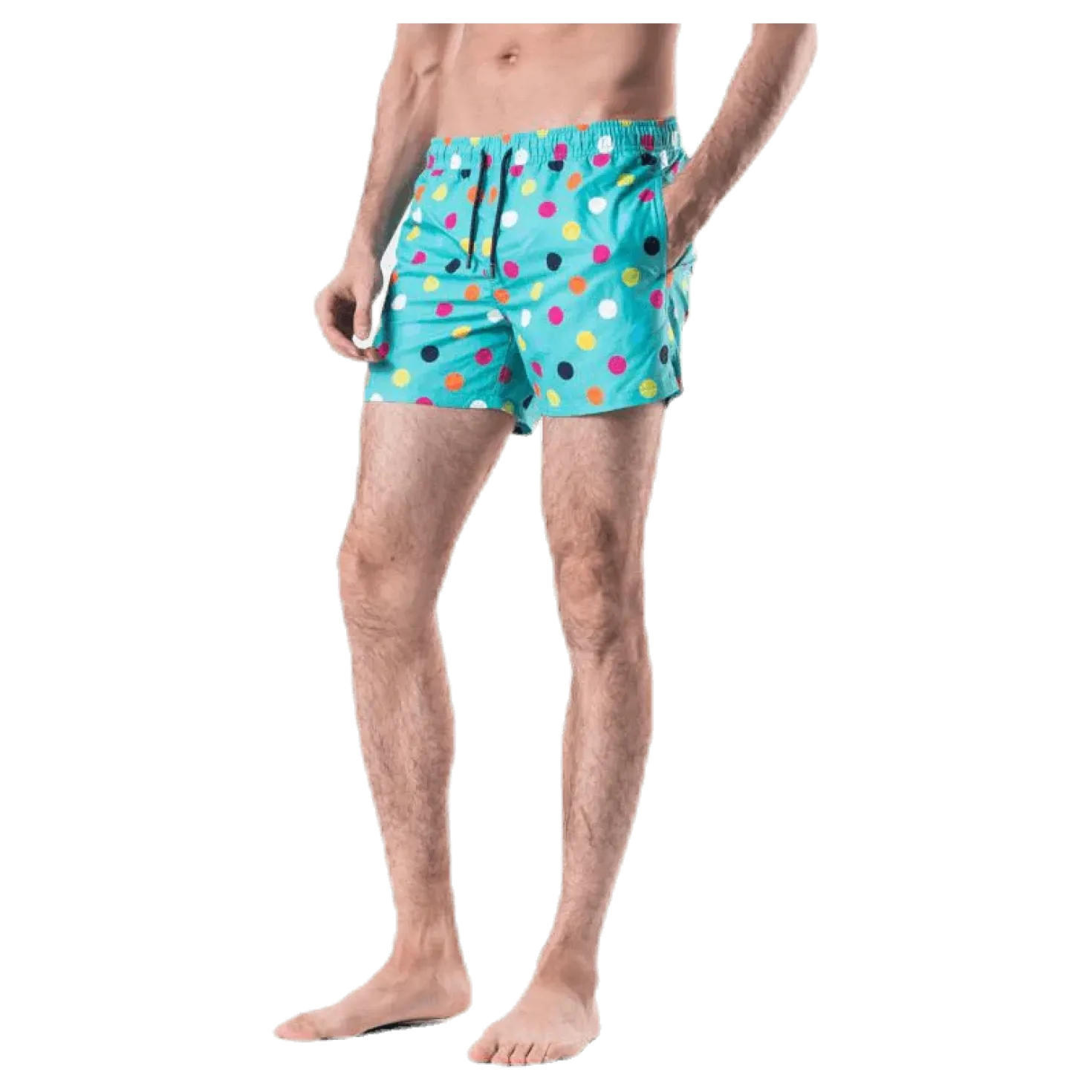 Big Dot Swim Shorts Green