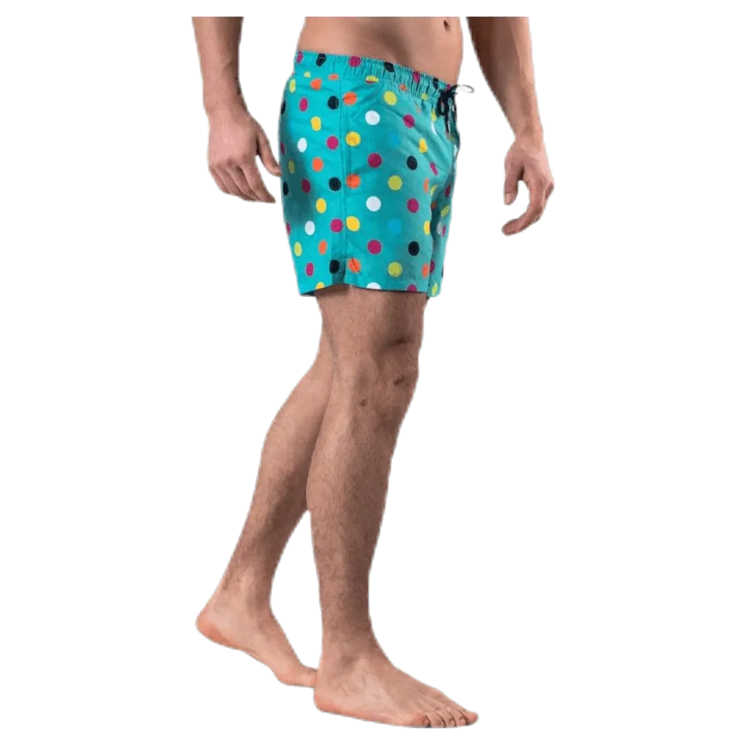 Big Dot Swim Shorts Green