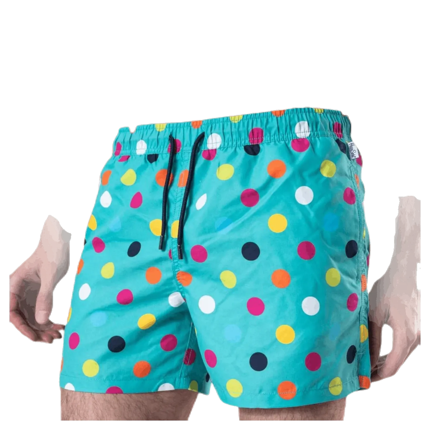 Big Dot Swim Shorts Green