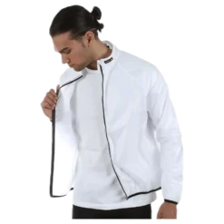 Bike Rain Jacket White