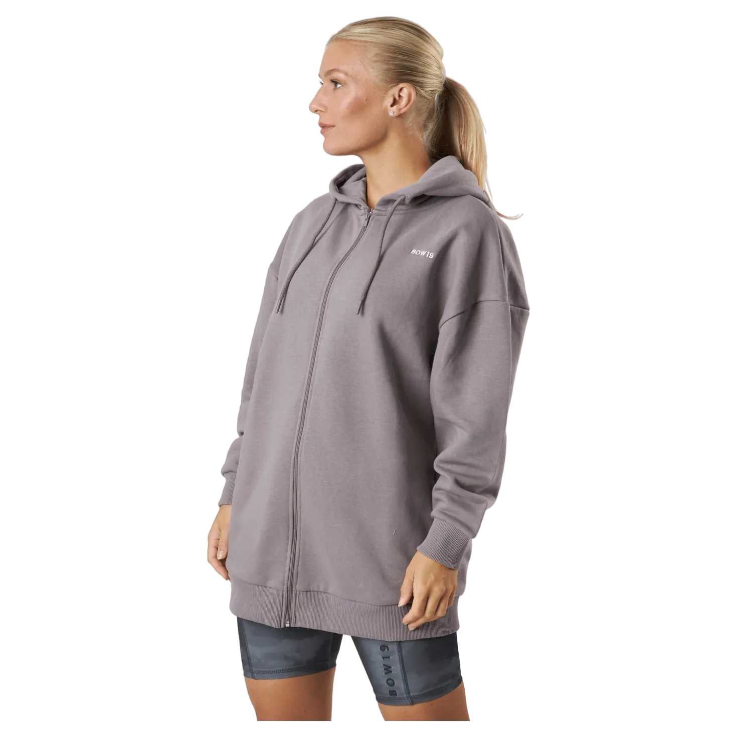 Billie Zip Hood Cinder