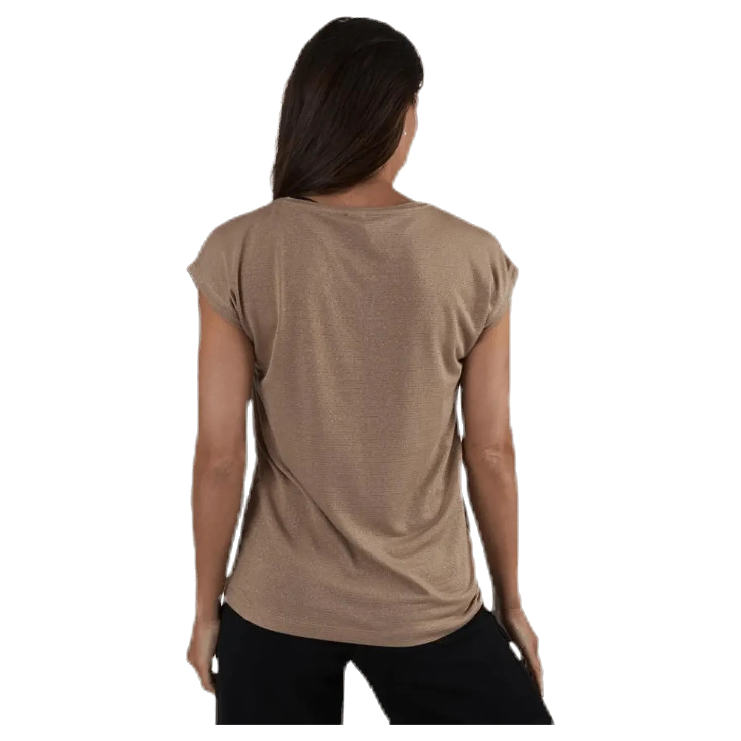 Billo Tee Lurex Stripes Beige