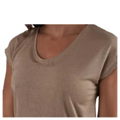 Billo Tee Lurex Stripes Beige