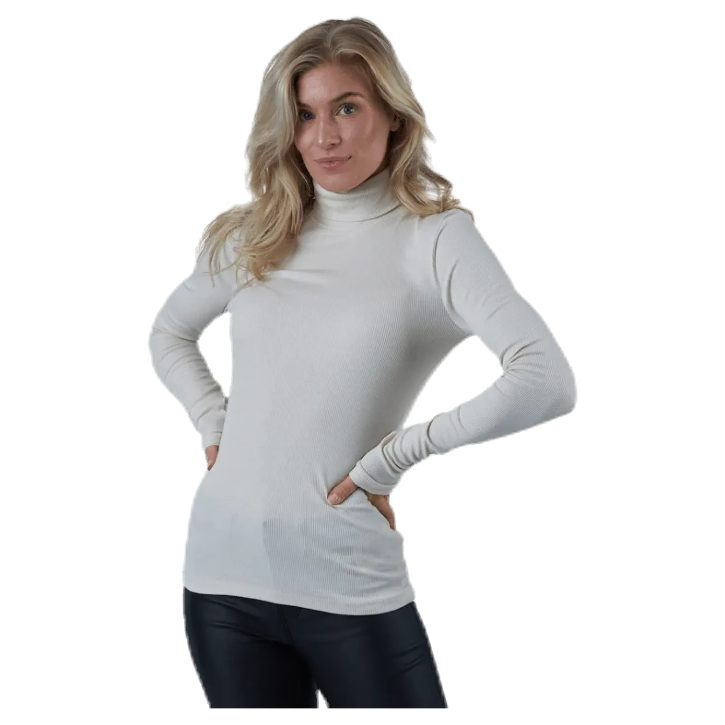 Birdie Ls Rollneck Bc Grey