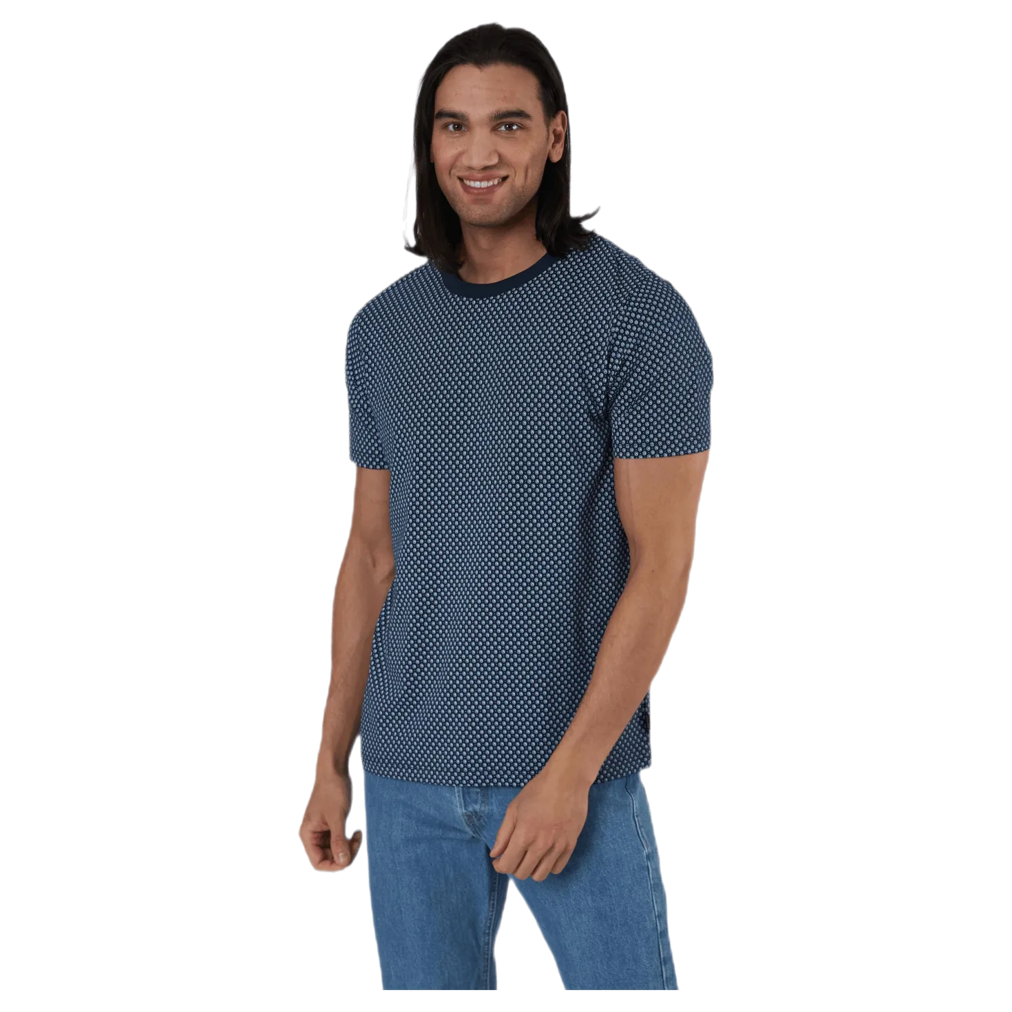 Blackburn Tee Ss Crew Neck Blue