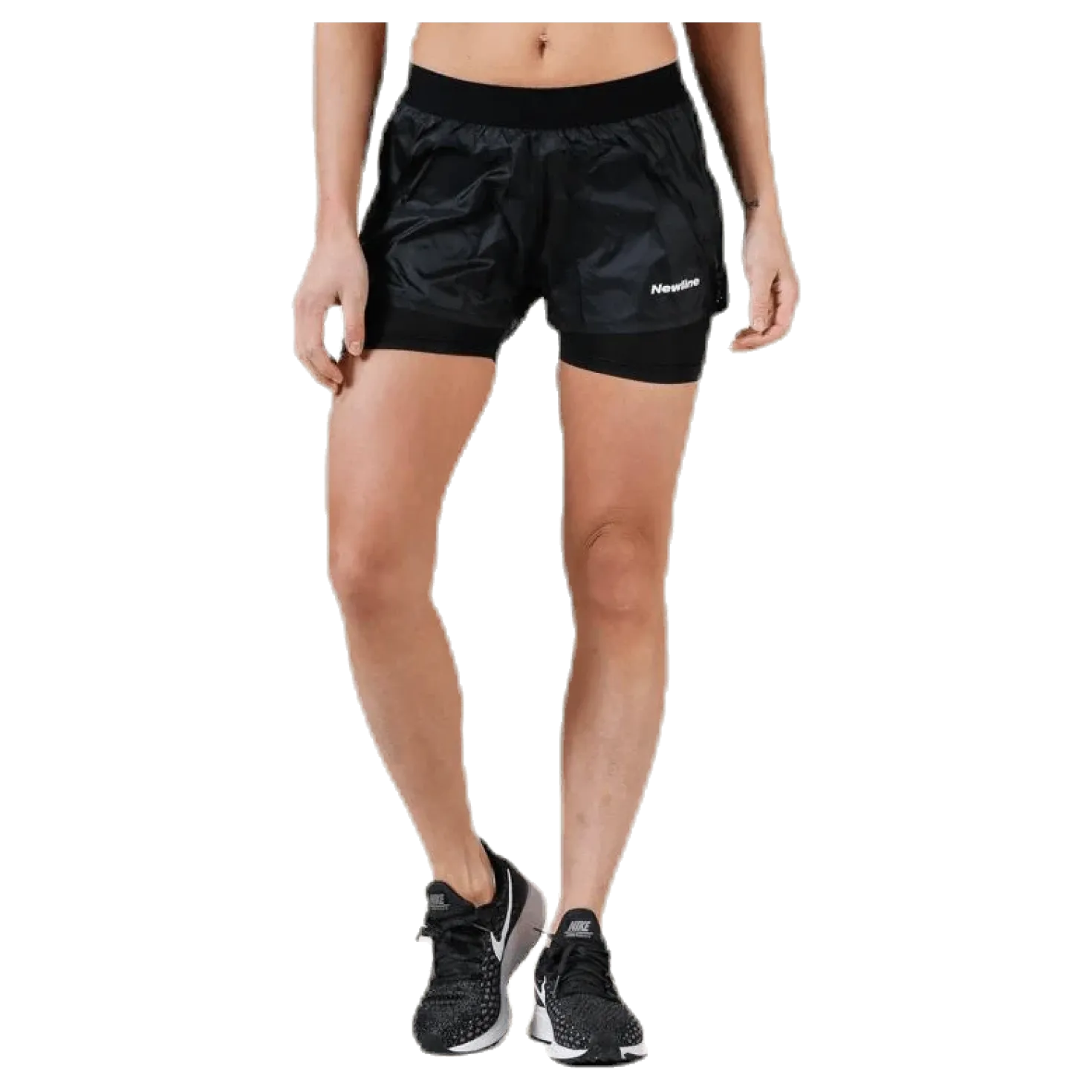 Black 2-Lay Shorts Black