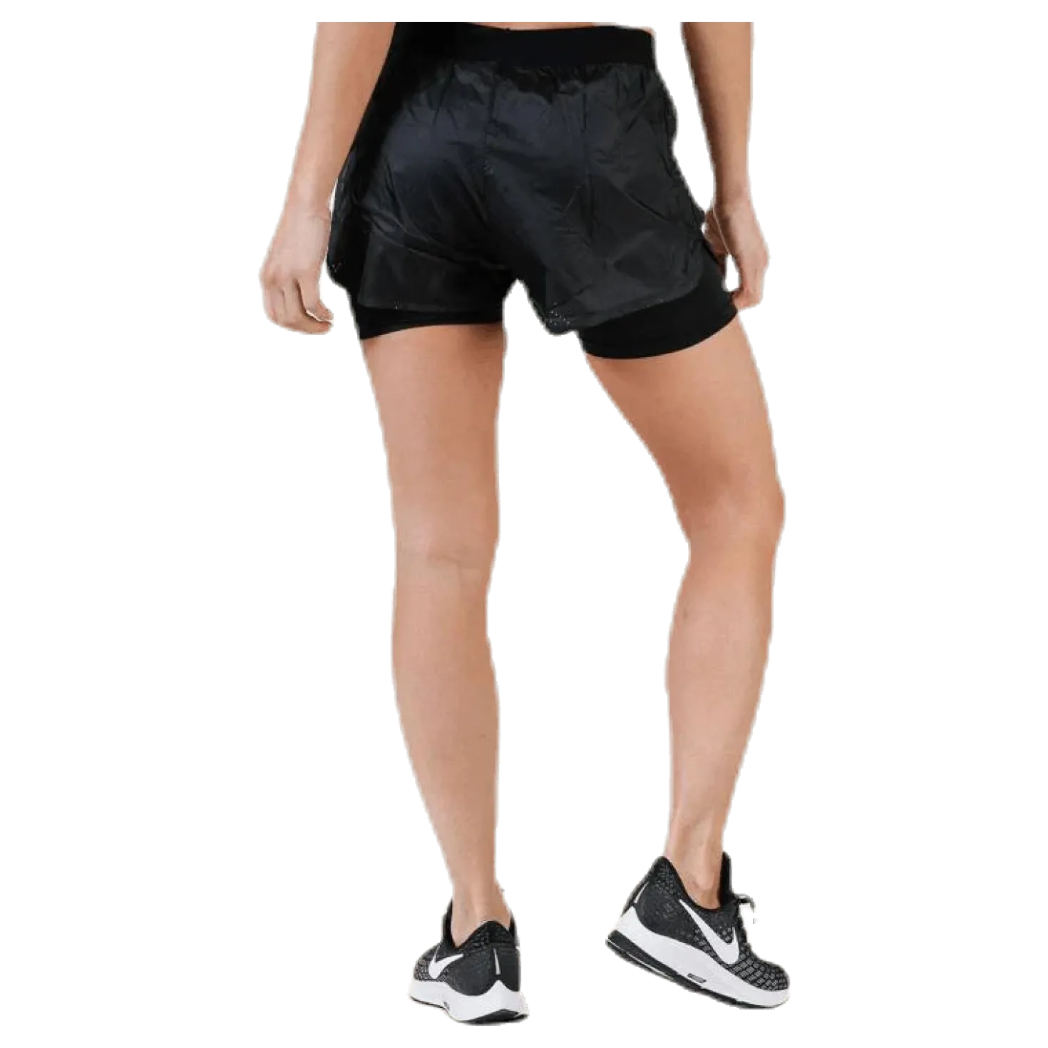 Black 2-Lay Shorts Black