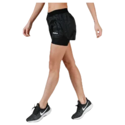 Black 2-Lay Shorts Black
