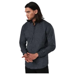 Blackpool Stretch Shirt L/s Mecca Orange