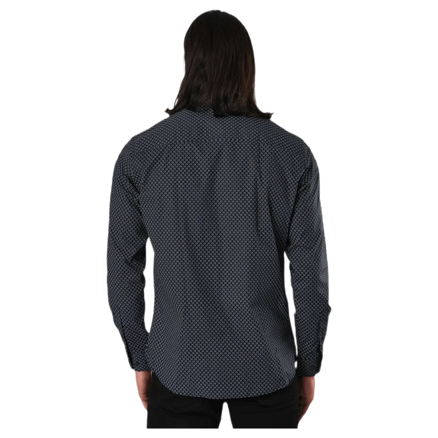 Blackpool Stretch Shirt L/s Mecca Orange