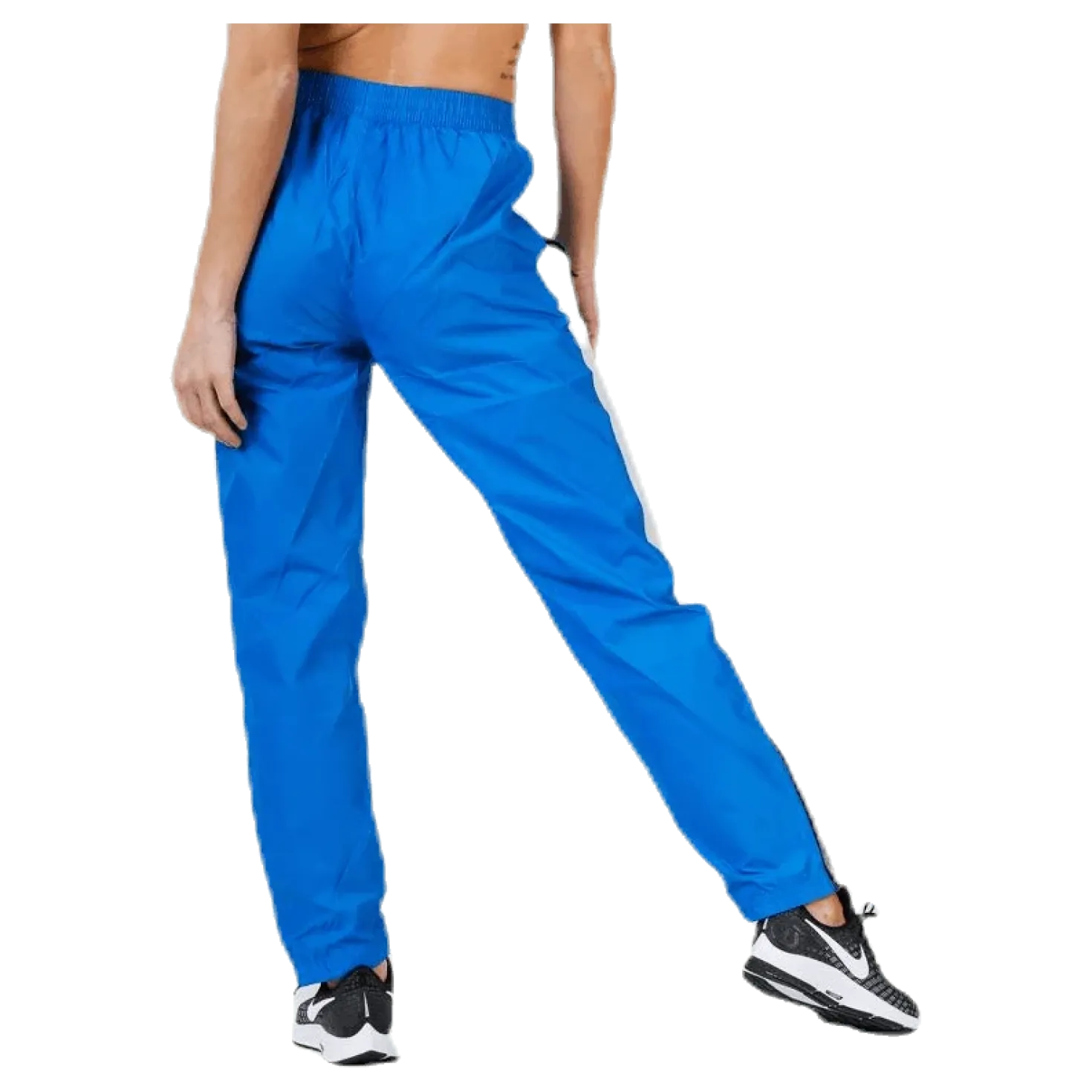 Black Track Cross Pants Blue