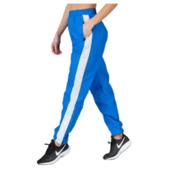 Black Track Cross Pants Blue