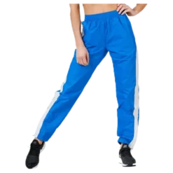 Black Track Cross Pants Blue