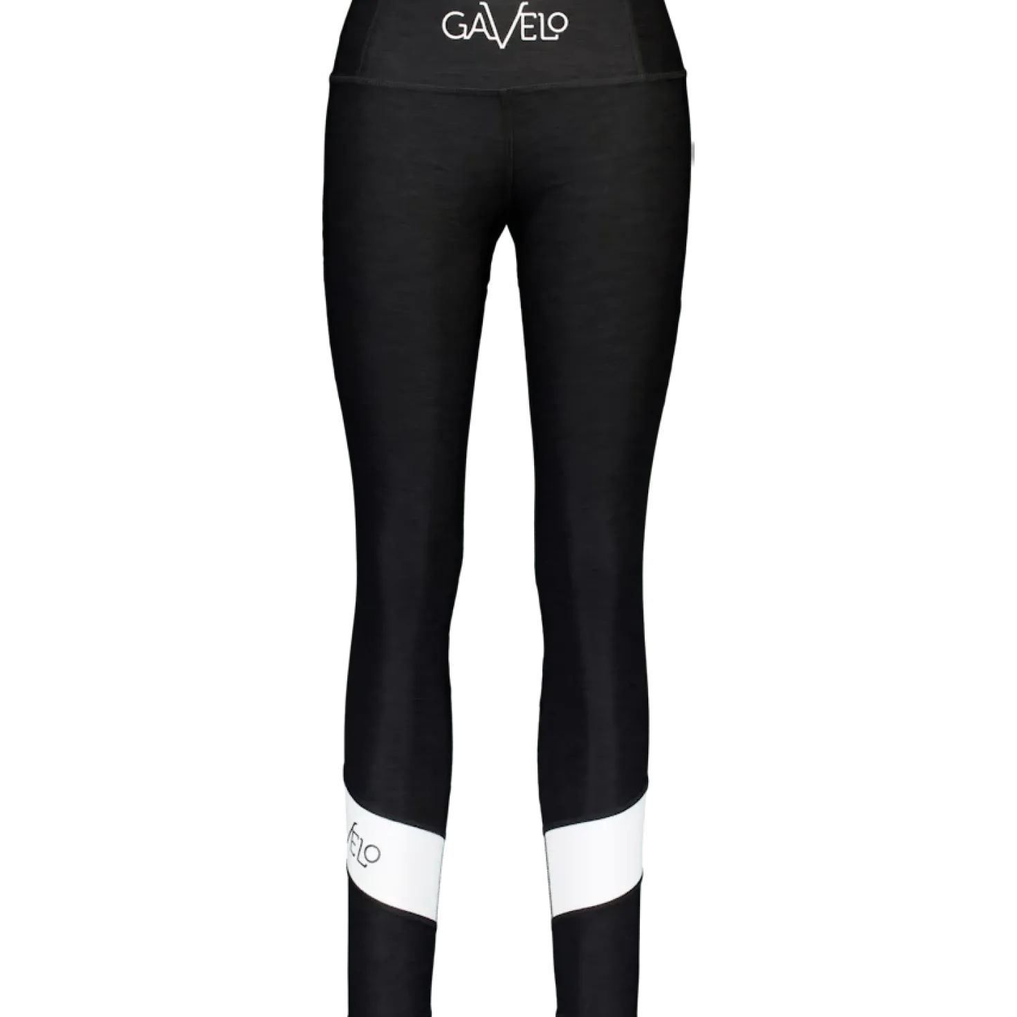 Black & White Swirl Tights Black