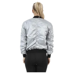 Blink Bomber Jacket Silver
