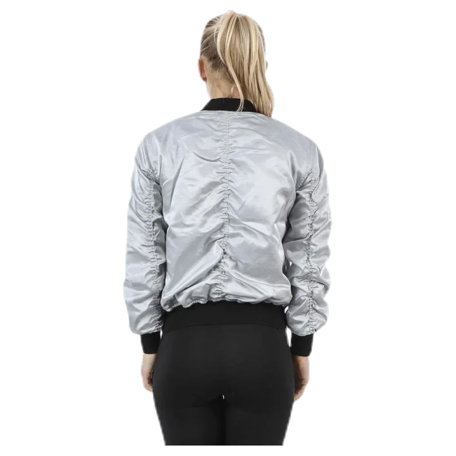 Blink Bomber Jacket Silver