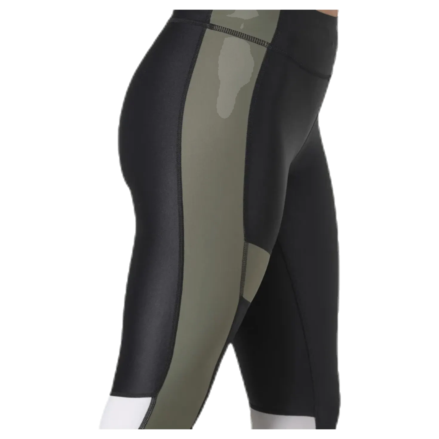 Blocked Compression Tights Green