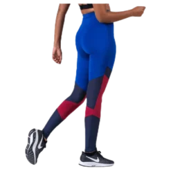 Blocked Legging Full Length Blue