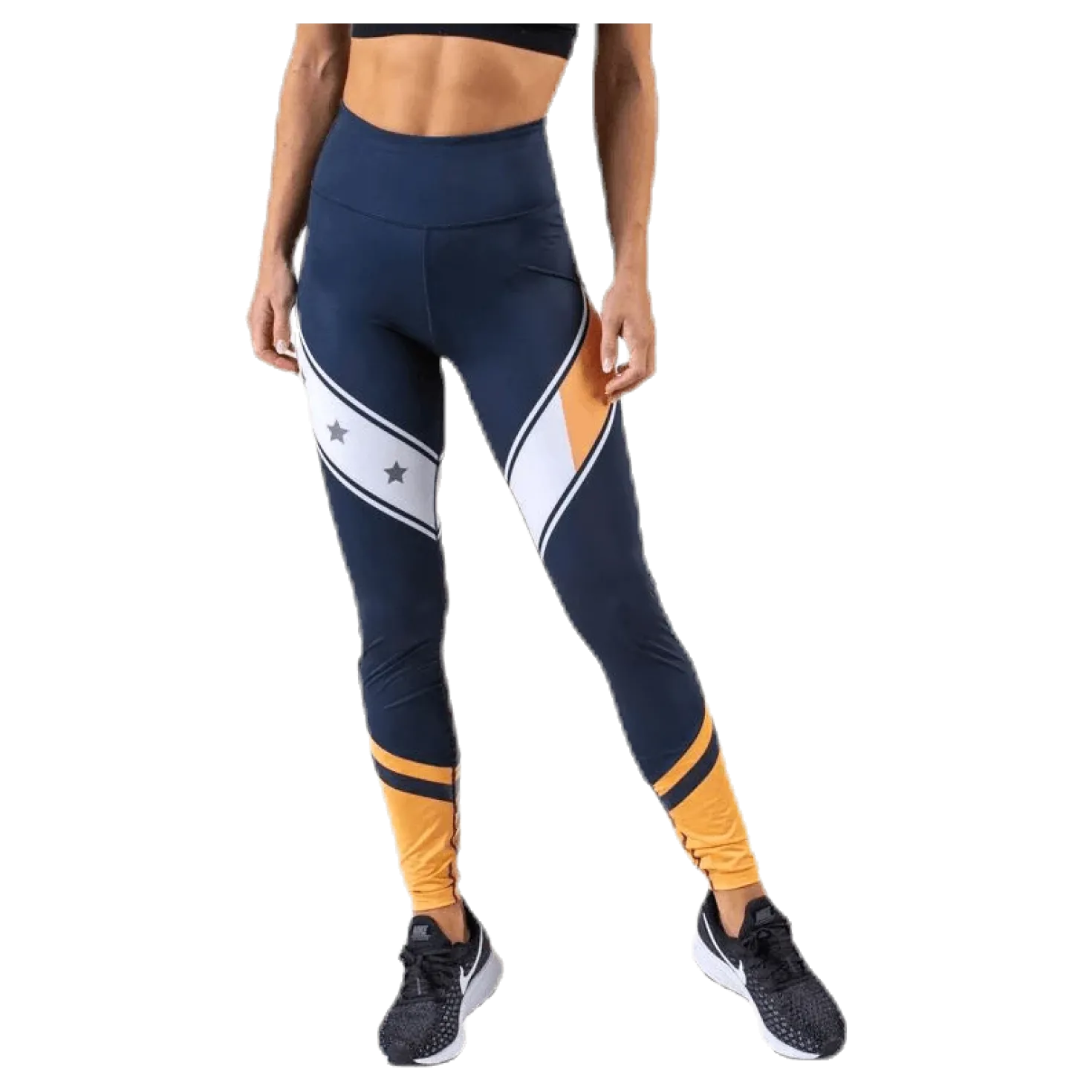 Block Legging Stars Full Length Blue