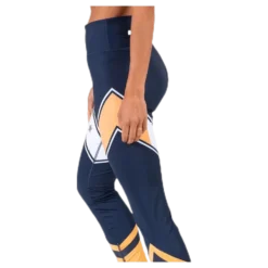 Block Legging Stars Full Length Blue