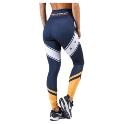 Block Legging Stars Full Length Blue