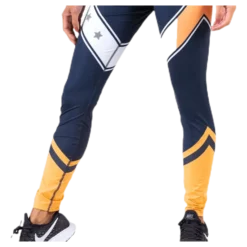 Block Legging Stars Full Length Blue
