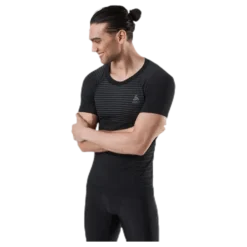 BL Top Crew Neck Performance Light Black