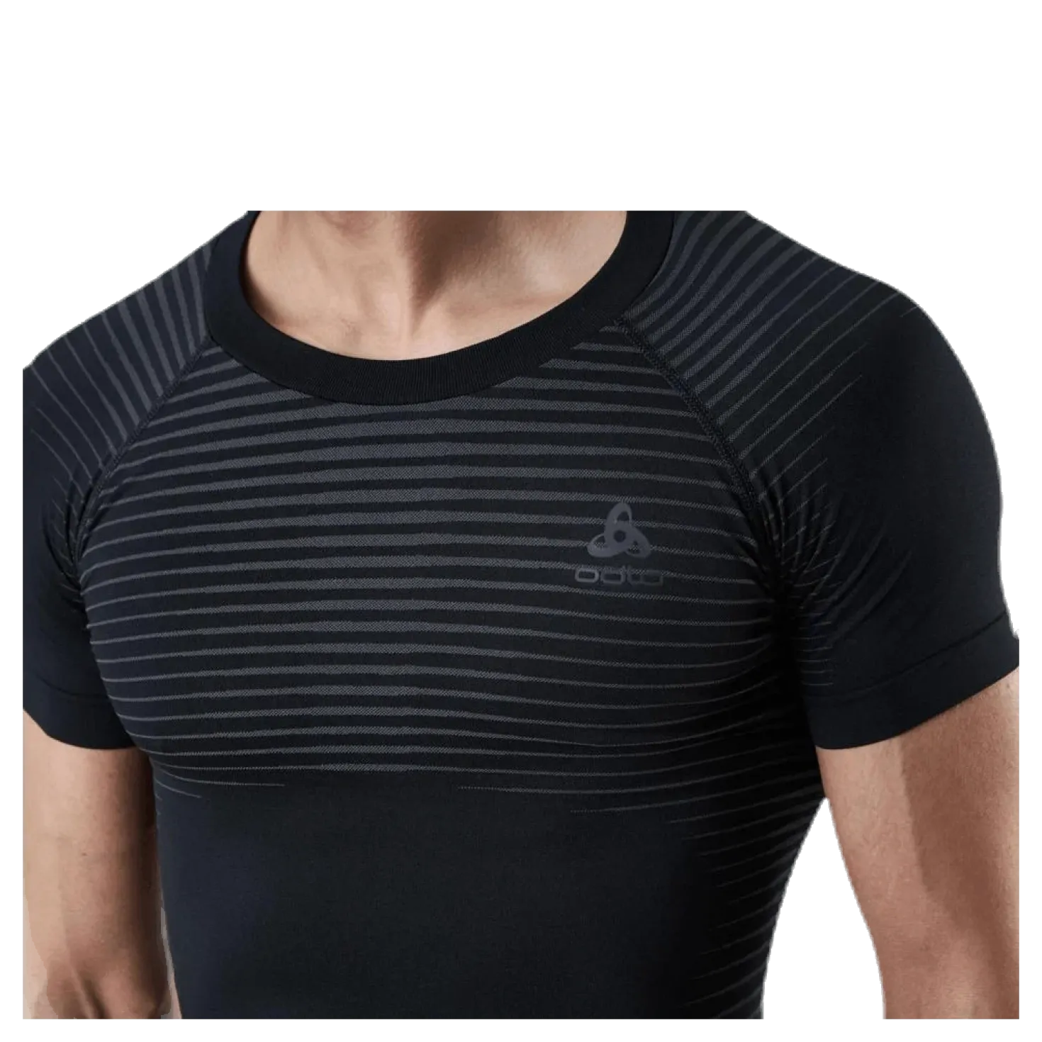 BL Top Crew Neck Performance Light Black