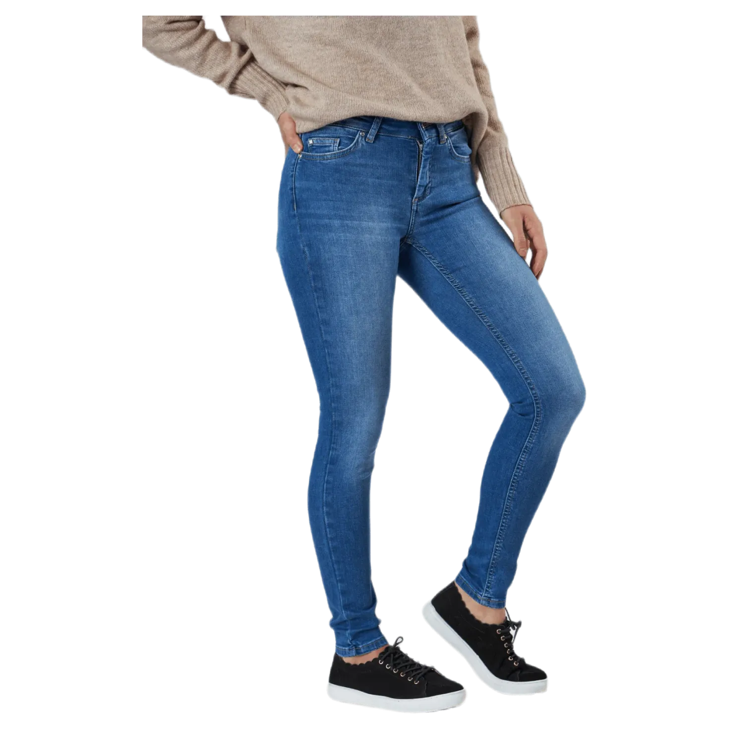 Blush Life Mid Skinny Blue