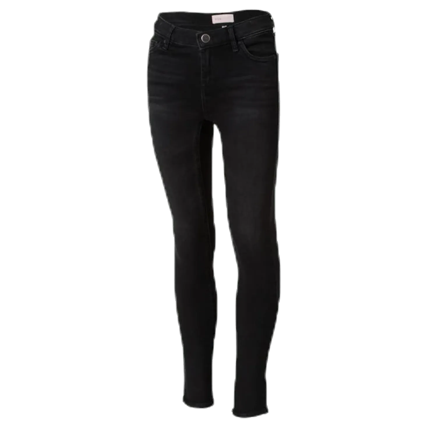 Blush Skinny Raw Jeans Black