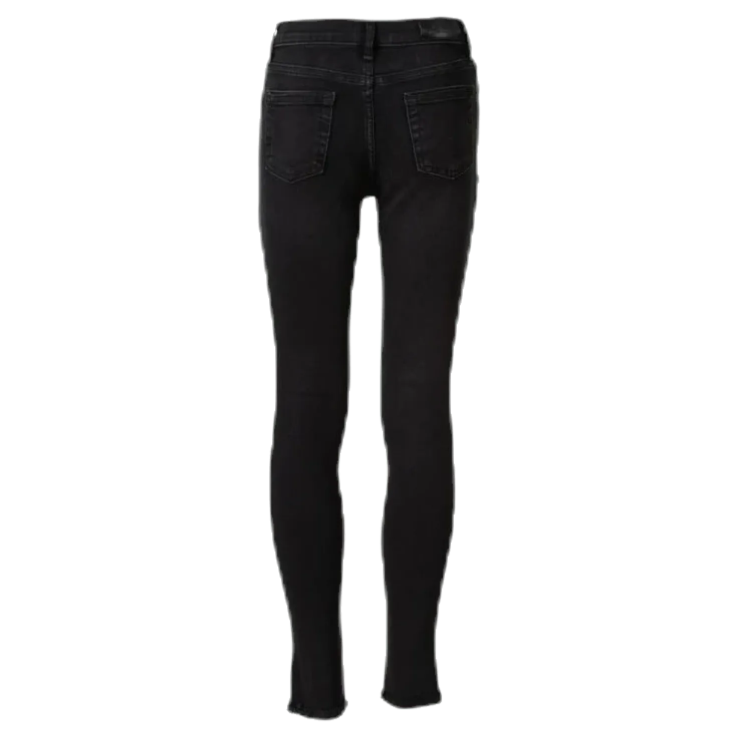 Blush Skinny Raw Jeans Black