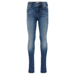 Blush Skinny Raw Jeans Blue