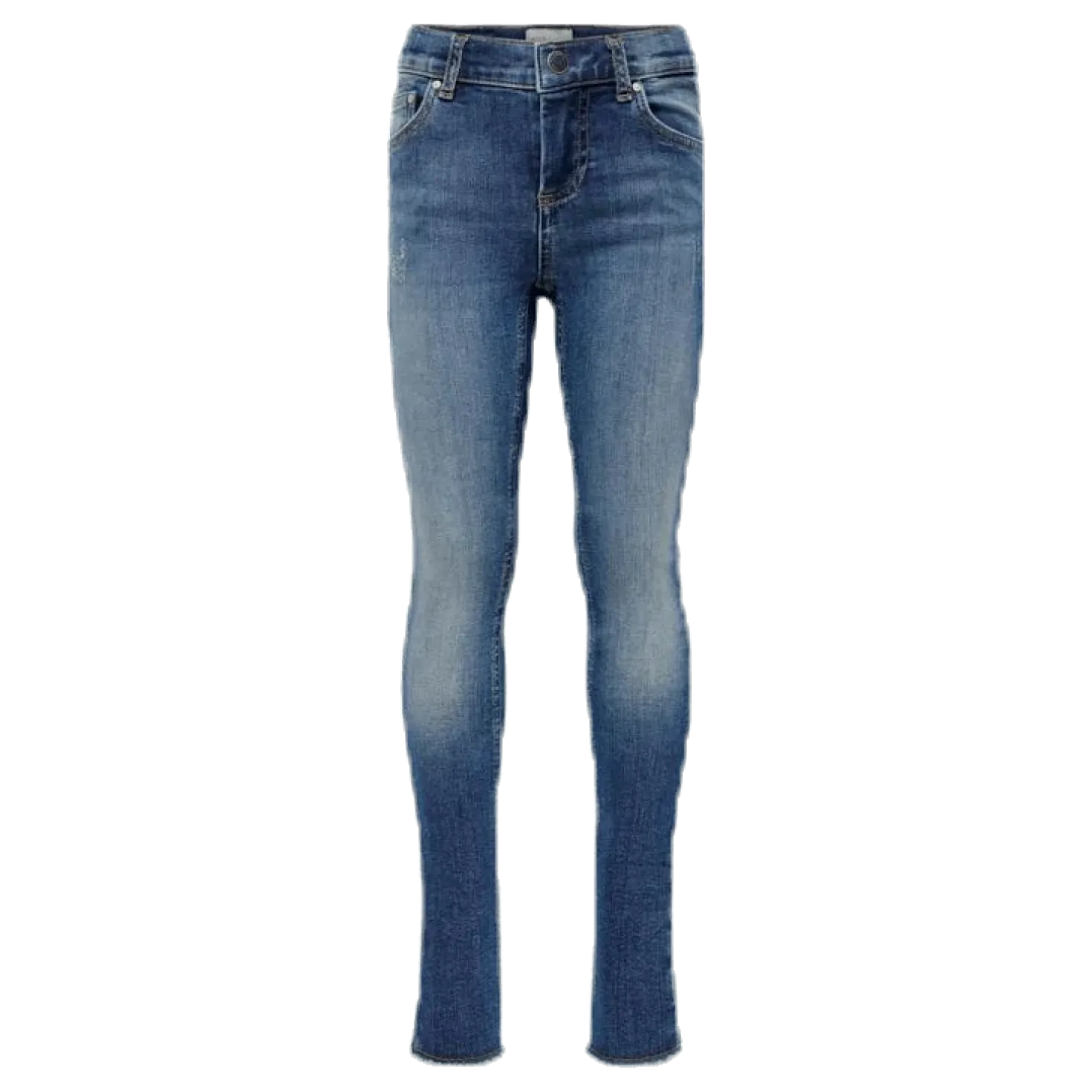 Blush Skinny Raw Jeans Blue