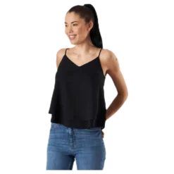 Bodil Slip Top Black