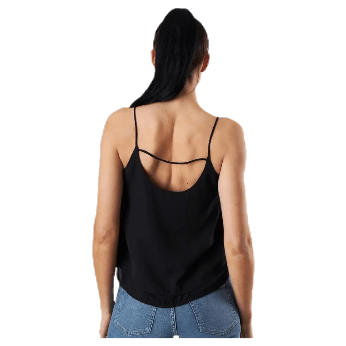 Bodil Slip Top Black