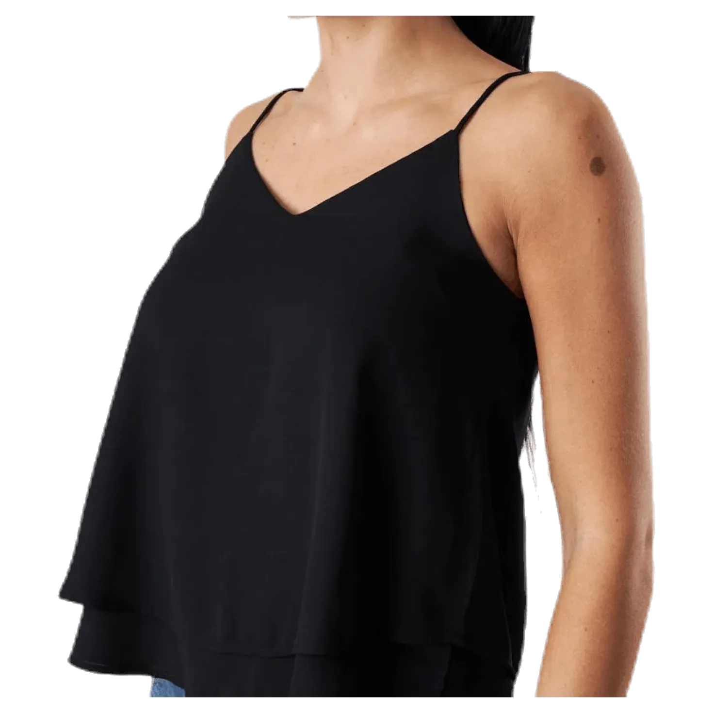 Bodil Slip Top Black