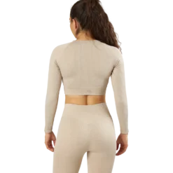 Bonnie Ribbed LS Beige