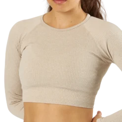 Bonnie Ribbed LS Beige