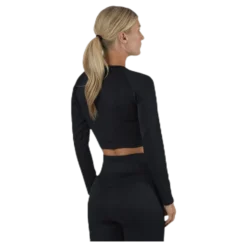 Bonnie Ribbed LS Black
