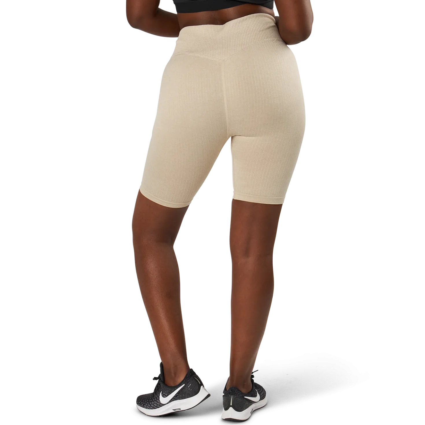 Bonnie Ribbed Shorts Beige