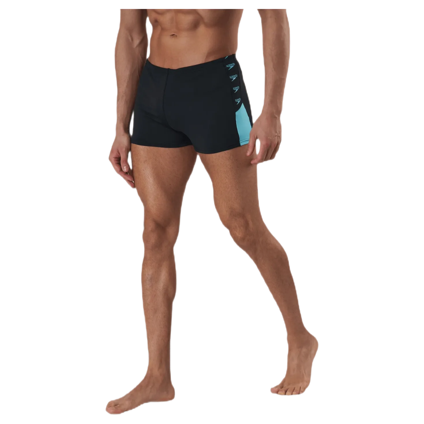 Boom Logo Splice Aquashort Blue/Black