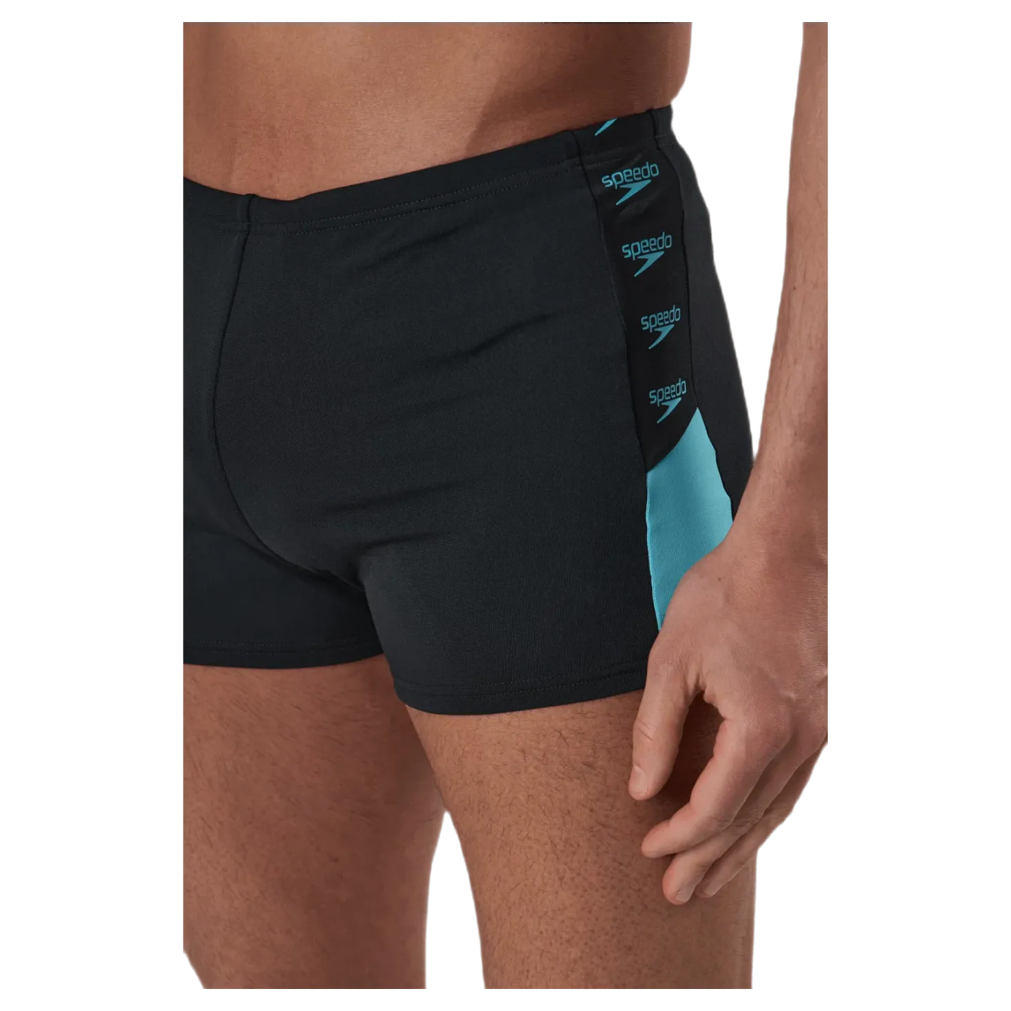 Boom Logo Splice Aquashort Blue/Black