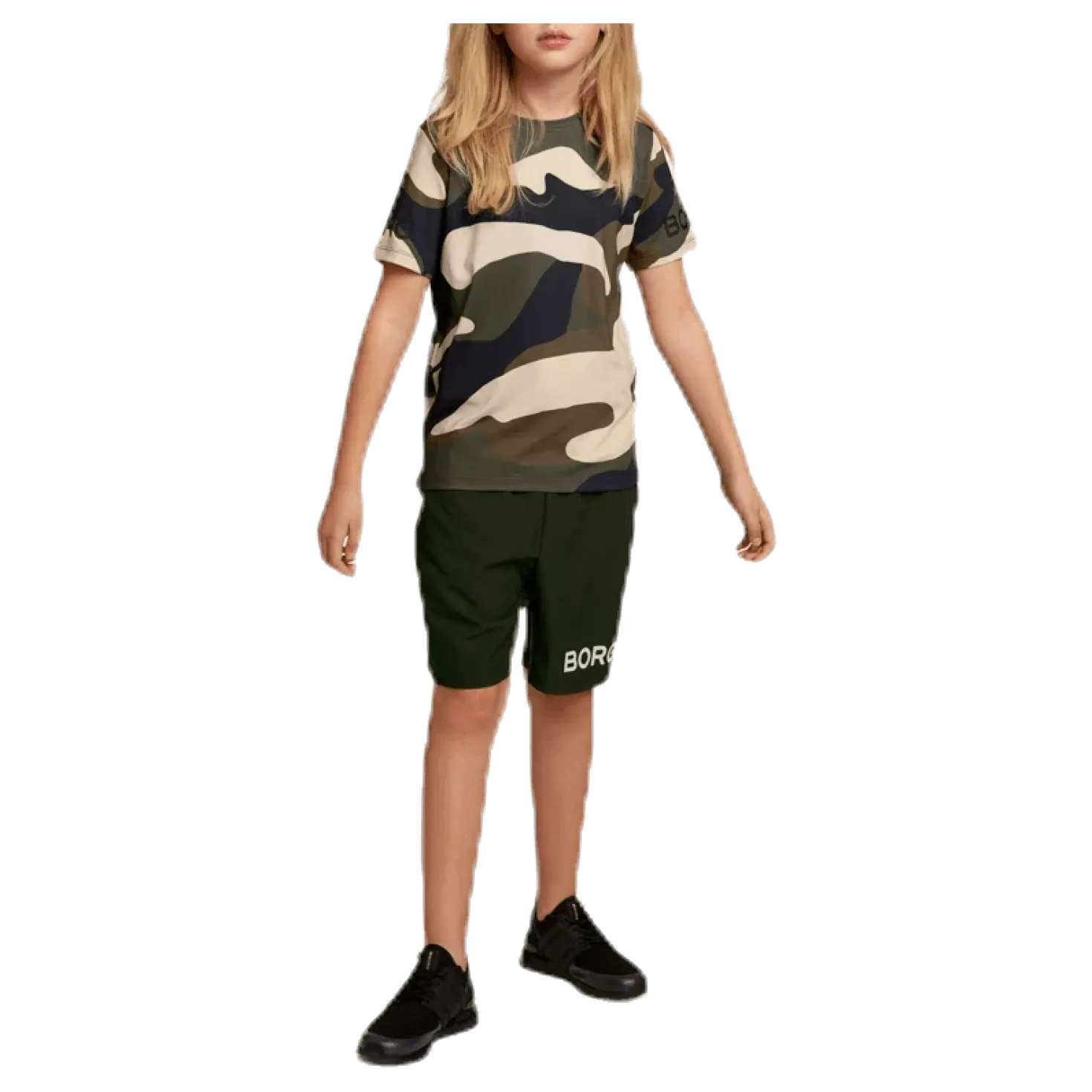Borg Tee Camo Junior Patterned